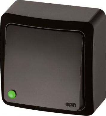 Elektro-Plast Berg Łącznik jednobiegunowy n/t 10AX IP20 brązowy (3710-05)