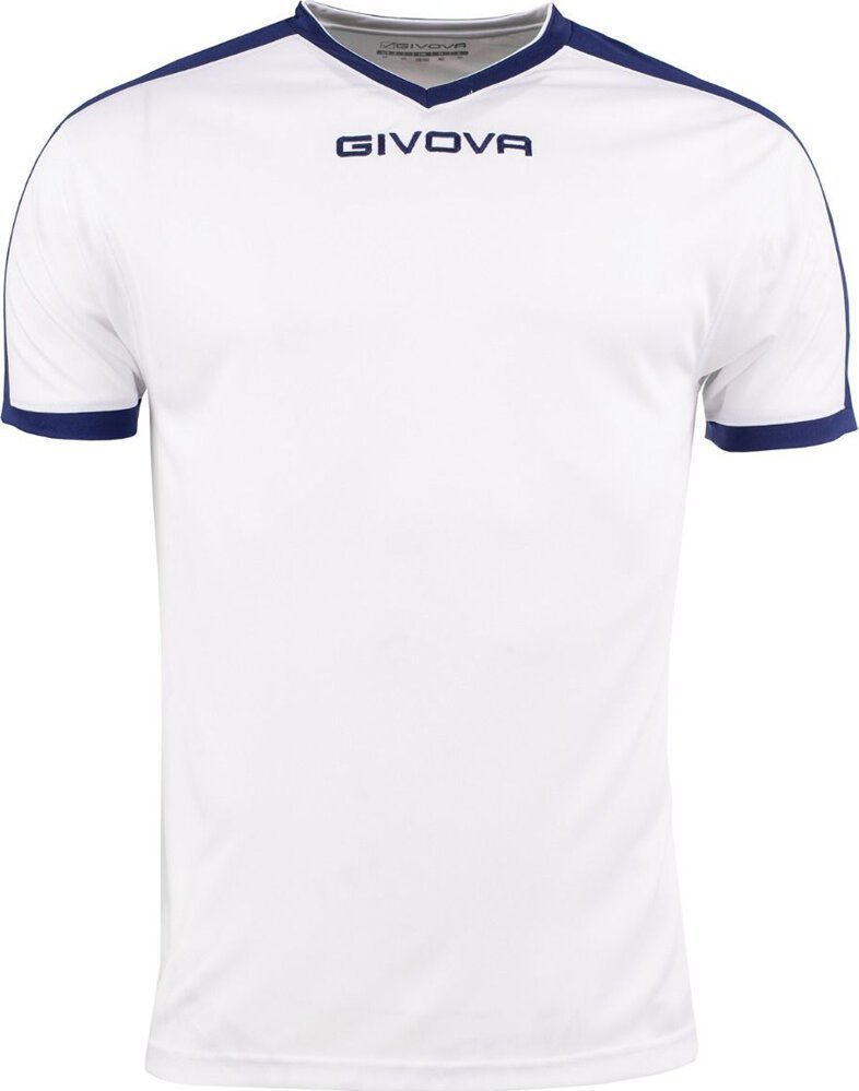 Givova Koszulka Givova Revolution Interlock biało-granatowa MAC04 0304 L