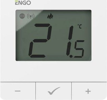 Engo Internetowy, natynkowy reglator temperatury ZigBee/868MHz, 230V, biały