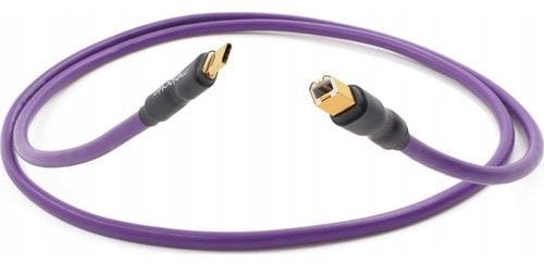 Kabel USB Puro USB-C - USB-C 1.5 m Fioletowy (8018417528828)