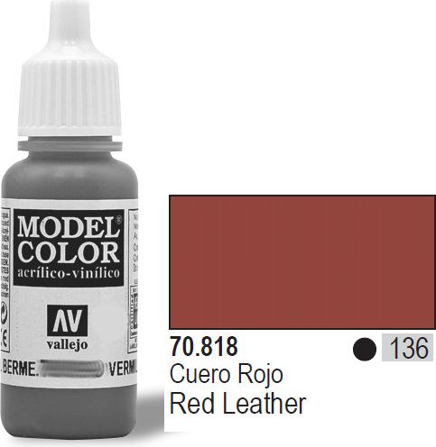 Vallejo Farba Nr136 Red Leather 17ml 70818