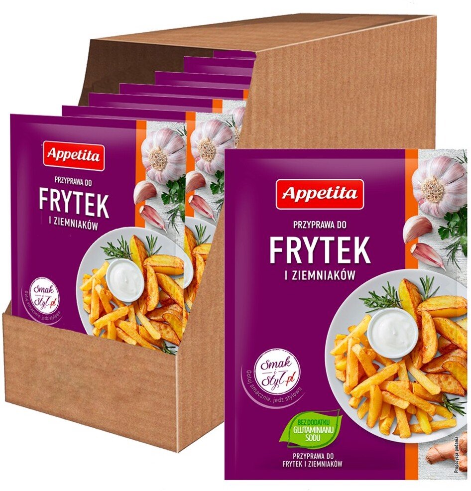 Appetita Przyprawa do frytek i ziemniaków 25 g x 25 sztuk