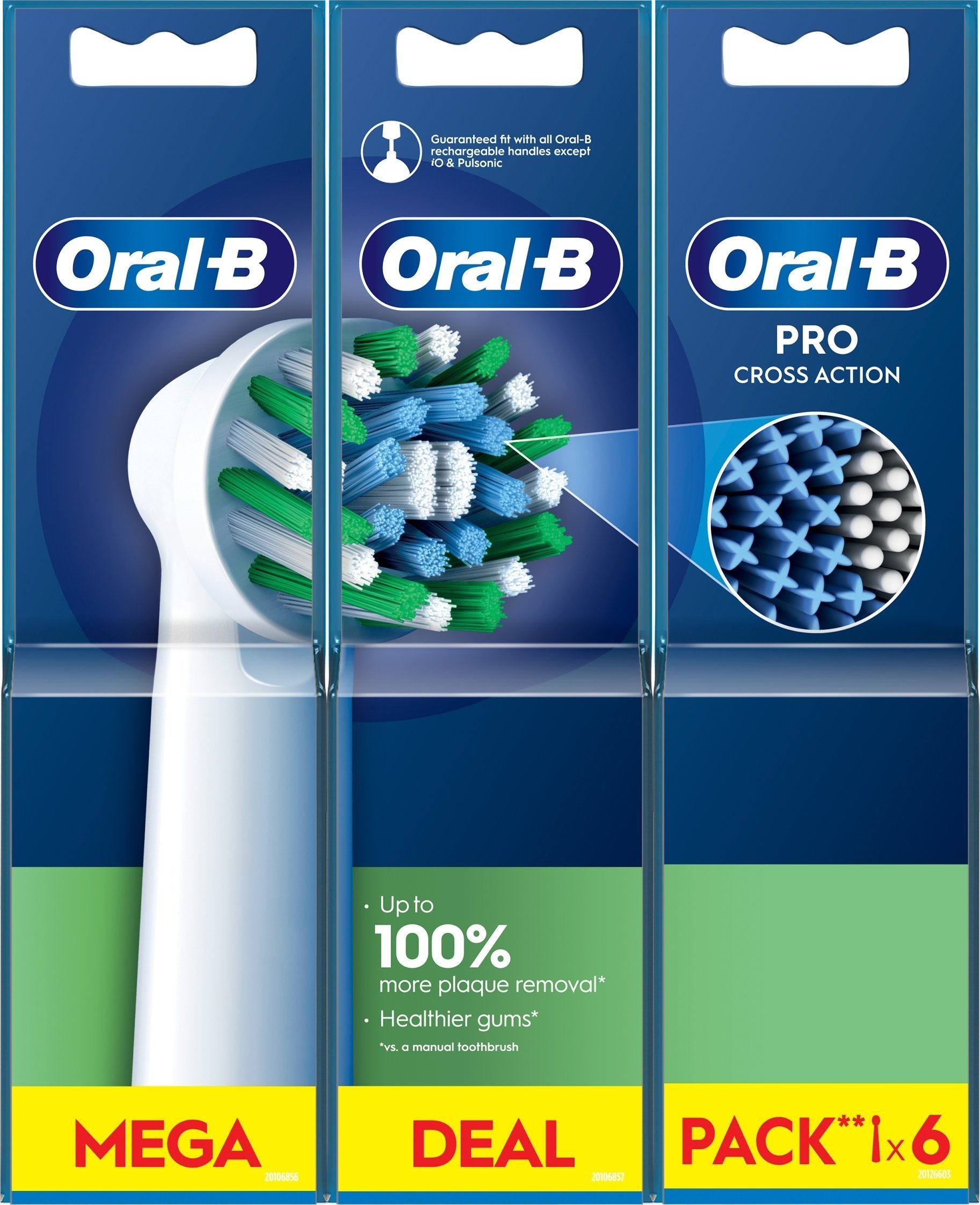Końcówka Oral-B Oral-B Pro Cross Action EB50RX 2+2+2