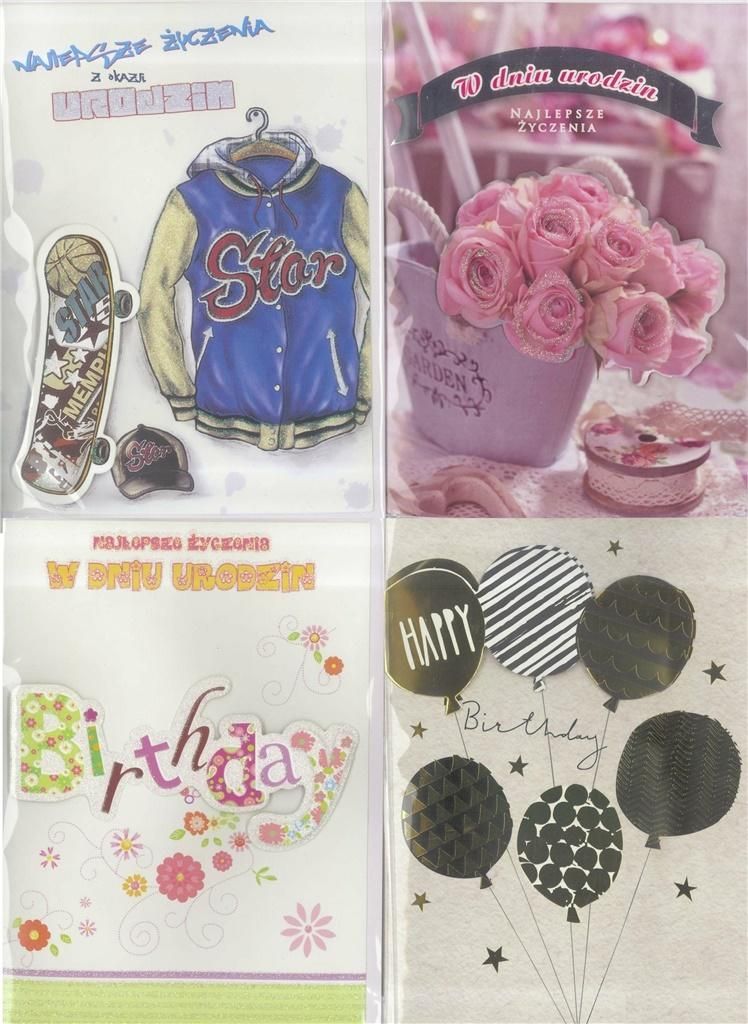 Avanti Karnet A5 grający Urodziny MIX AVANTI