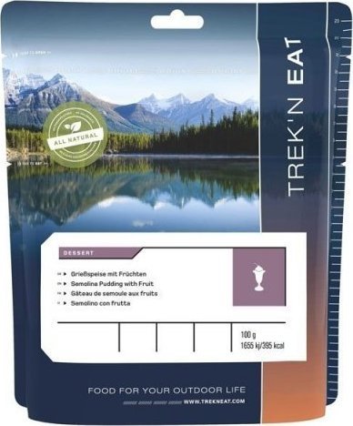 Trek N Eat Pudding z kaszy manny z owocami 100g [Semolina pudding with fruits]