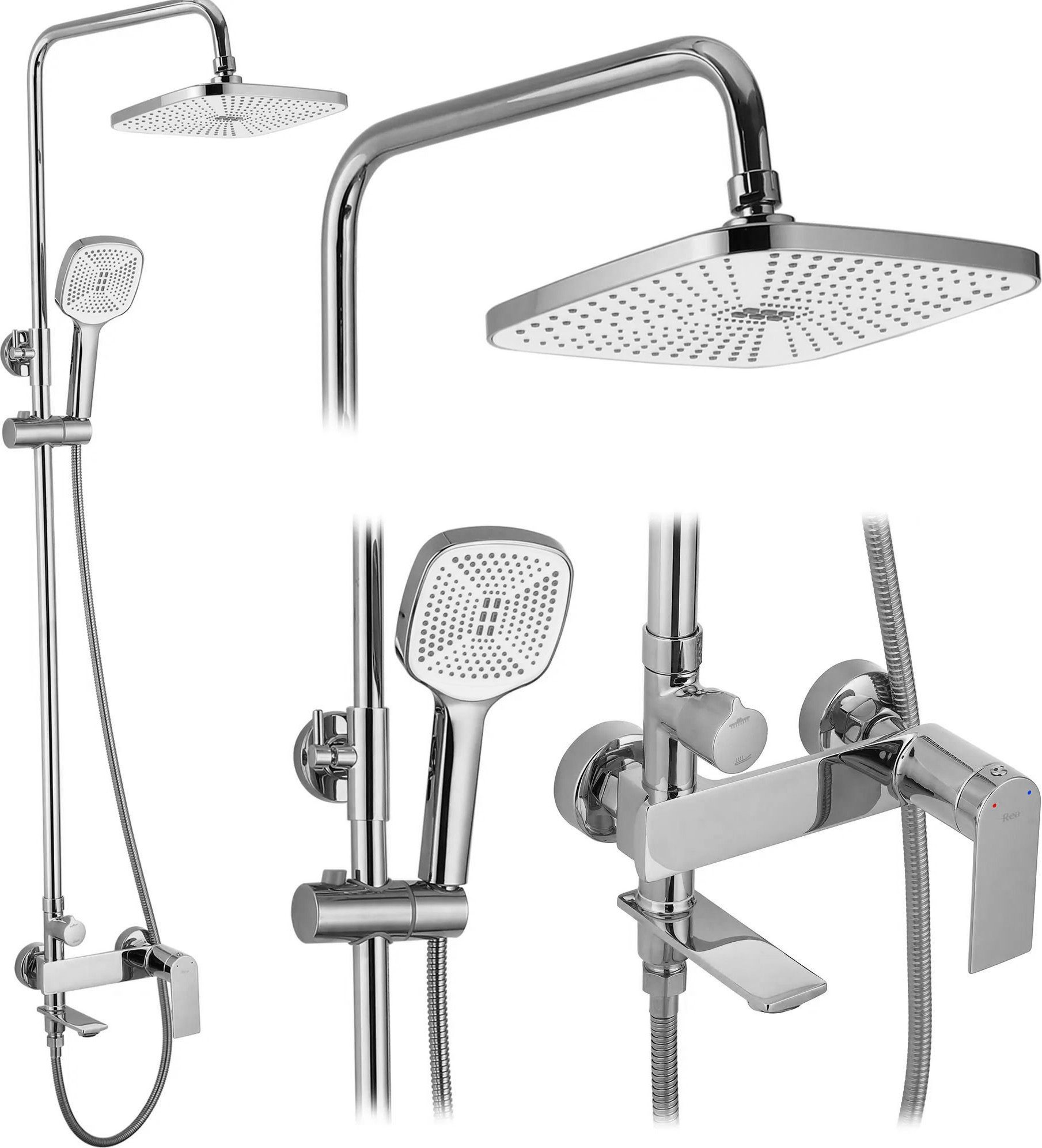 Zestaw Prysznicowy REA STORM CHROM