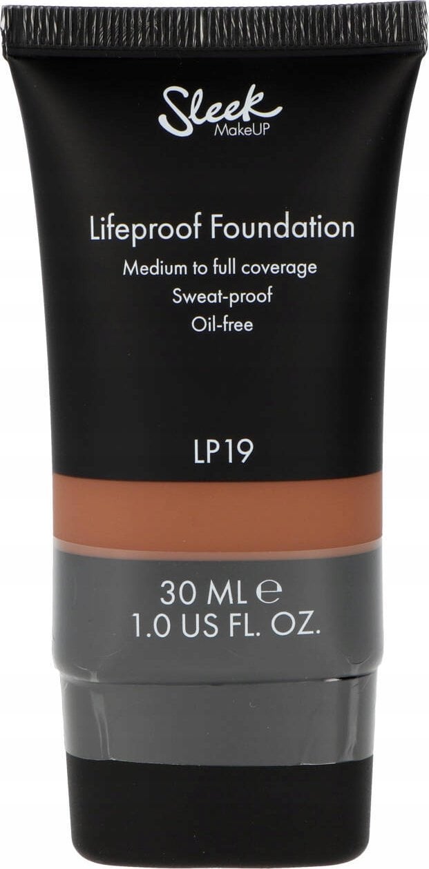 Sleek MakeUP Sleek MakeUP, Lifeproof, Oil Free, High Cover, Cream Foundation, Lp19, 30 ml For Women