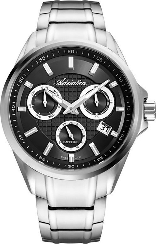 Zegarek Adriatica Zegarek męski Adriatica A8321.5116QF srebrny