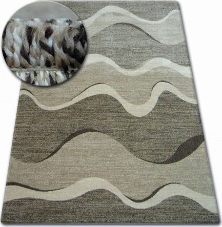 Dywany Łuszczów Dywan SHADOW 8649 brown / light beige, 140x190 cm
