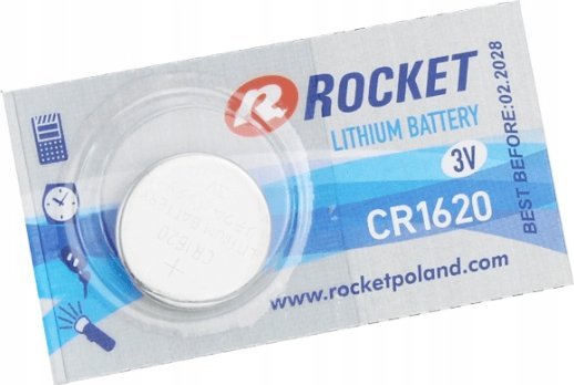 Co2 BATERIA LITOWA ROCKET CR1620 1 SZT.