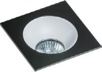 Azzardo Oprawa podtynkowa prostokątna czarna AZzardo HUGO 1 AZ1736