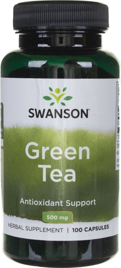 Swanson Swanson Green Tea (Zielona Herbata) 500 mg - 100 kapsułek