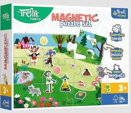 Trefl Puzzle magnetyczne Treflikowy dzień TREFL