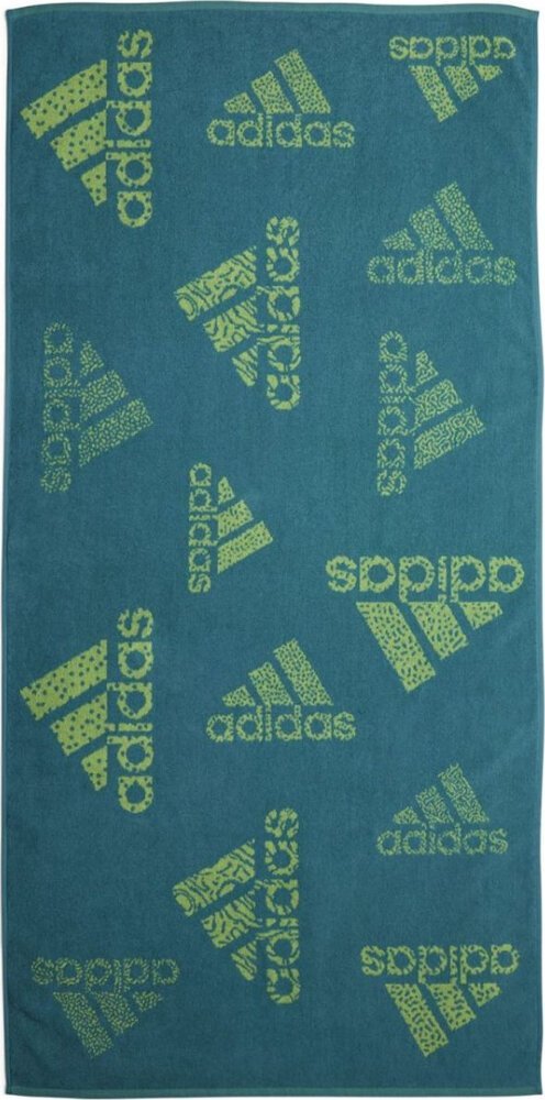 Adidas Ręcznik kąpielowy plażowy basenowy sportowy adidas Branded Must-Have Towel zielony IA7056 100x50 cm