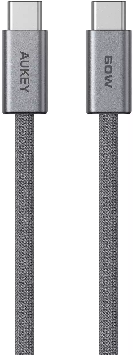 Kabel USB Aukey USB-C - USB-C 1 m Szary (Aukey)
