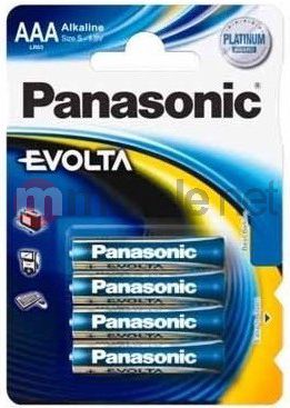 Panasonic Bateria Evolta AAA / R03 4 szt.