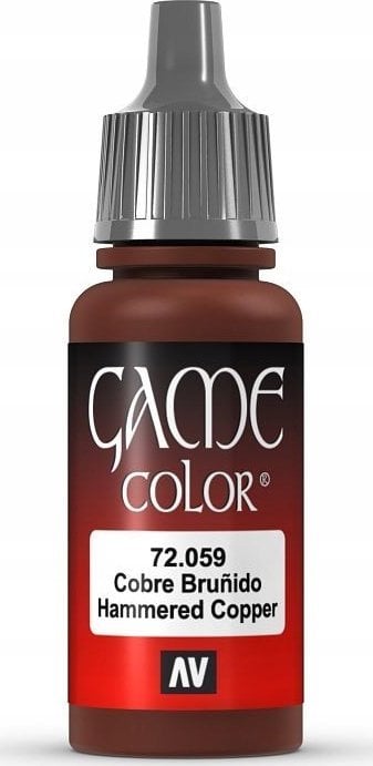 Vallejo Vallejo: 72.059 - Game Color - Metallic - Hammered Copper (18 ml)