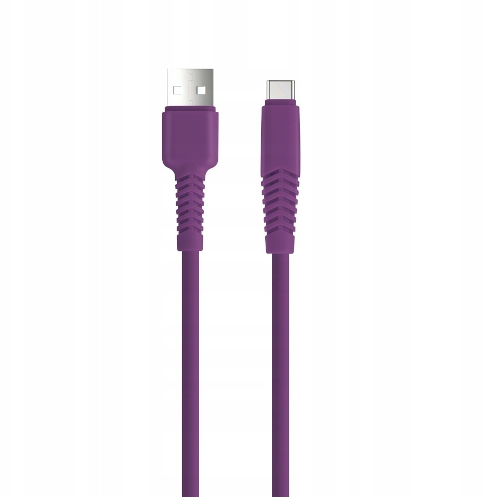 Setty kabel USB - USB-C 1,5 m 2,1A KSA-C-1.5219 fioletowy