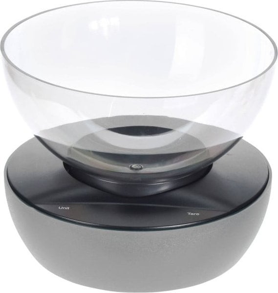 Waga kuchenna Waga kuchenna elektroniczna, z misą 1,3 L, szara
