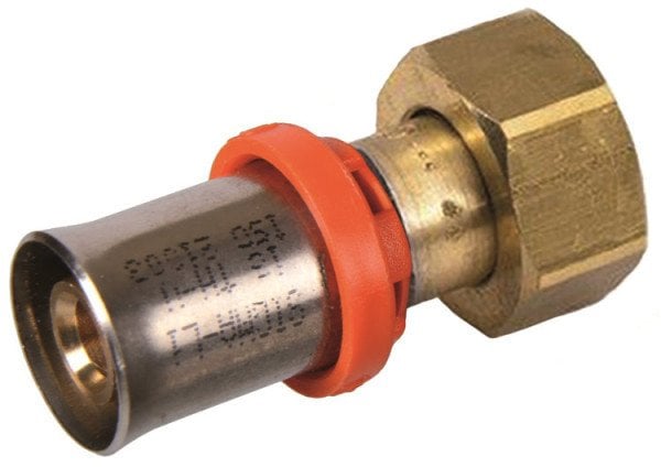 Złączka zaprasowywana ze śrubunkiem 20 x 3/4 Premium