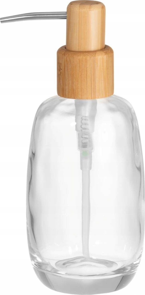 Dozownik mydła LINA, szkło i bambus