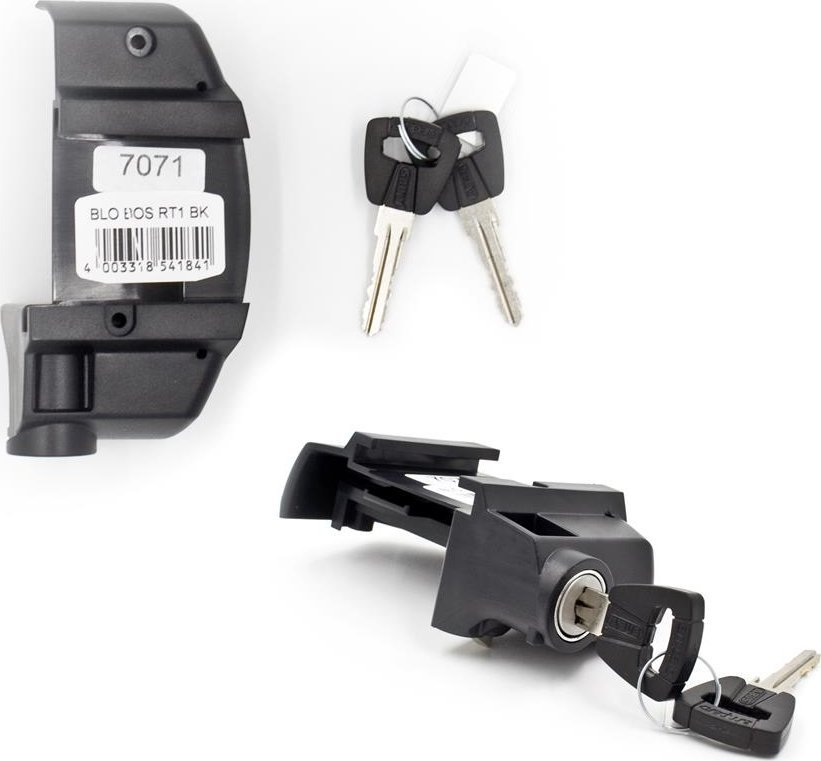 Abus Zamek Abus do baterii E-bike Bosh - BLO BOS RT1 BK - Classic Line, do baterii na bagażniku