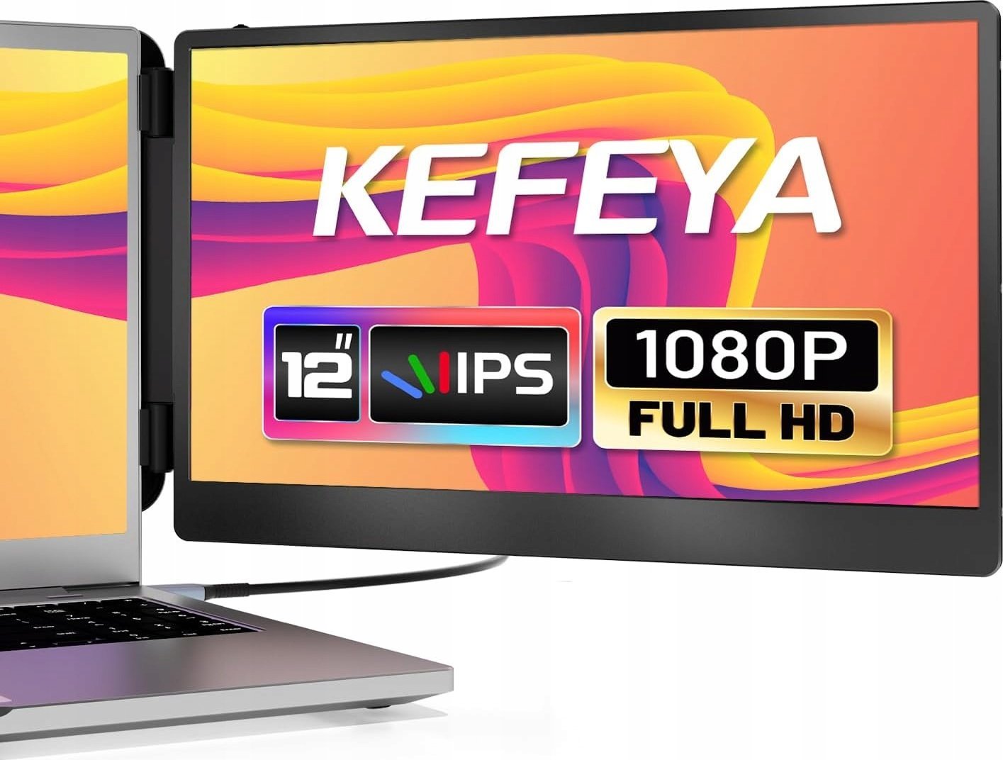 Monitor Book on Demand Ltd. Monitor LED KEFEYA 12"KEFEYA P1 12" 1920 x 1080 px IPS / PLS