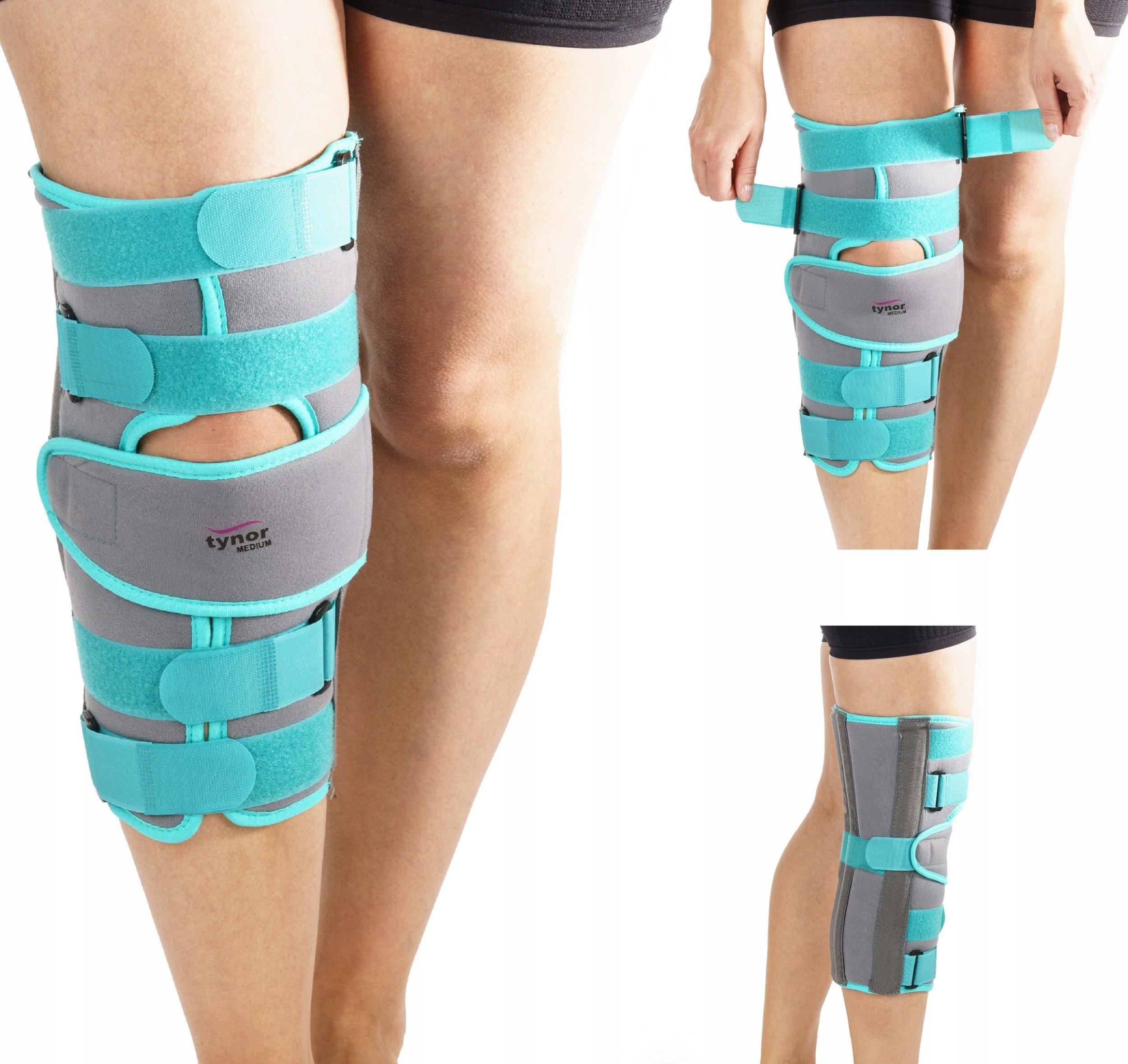 TYNOR USZTYWNIACZ NA KOLANA STABILIZATOR ORTEZA 35,5 CM