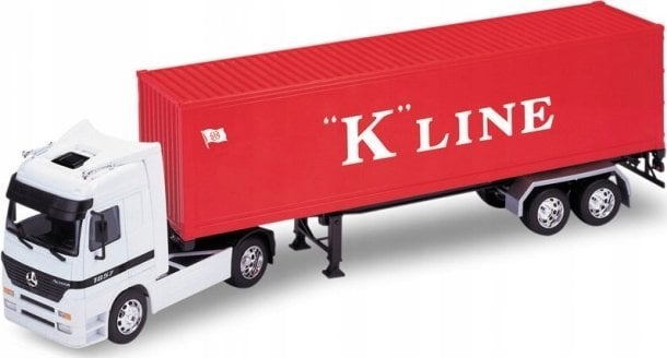 Welly WELLY Truck z przyczepą 1:32 Mercedes Benz Actros K LINE