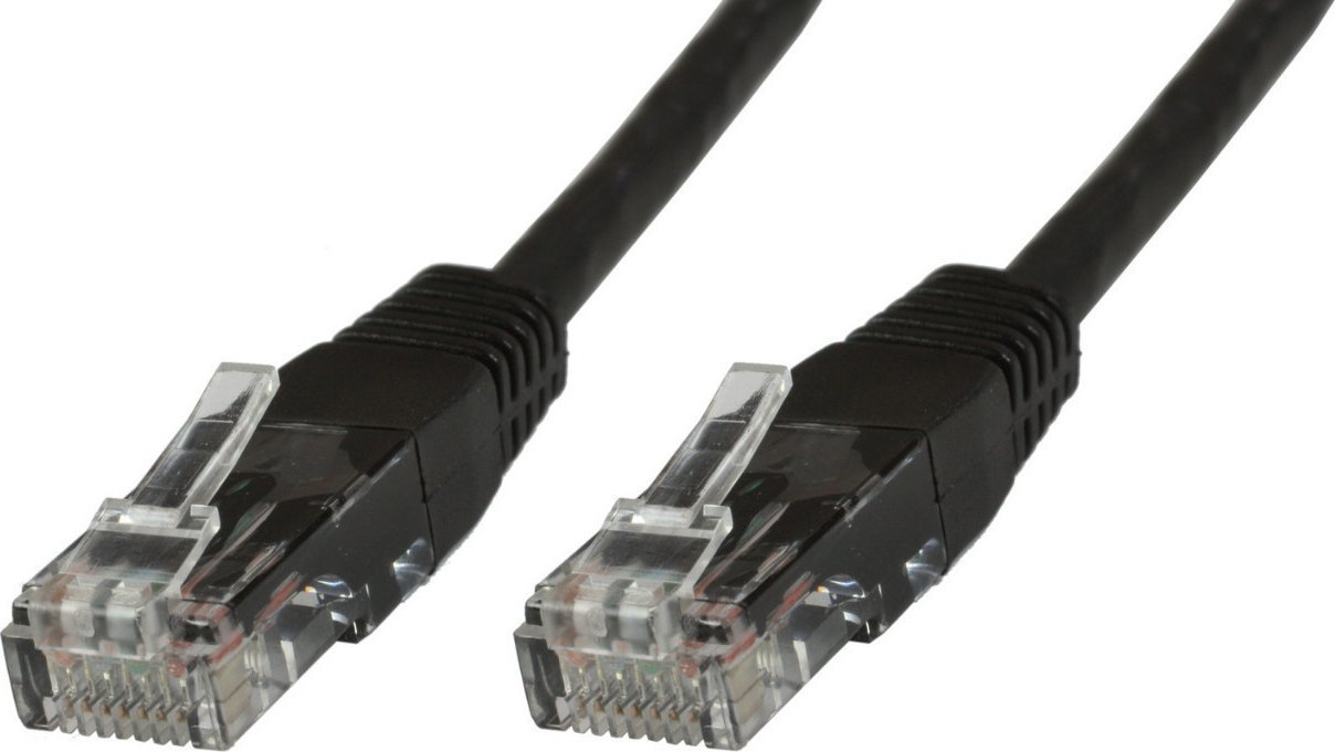 MicroConnect U/UTP CAT6 30M Black PVC