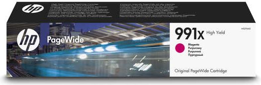 Tusz HP Oryginalny purpurowy wkład atramentowy 991X PageWide o dużej pojemności (M0J94AE)