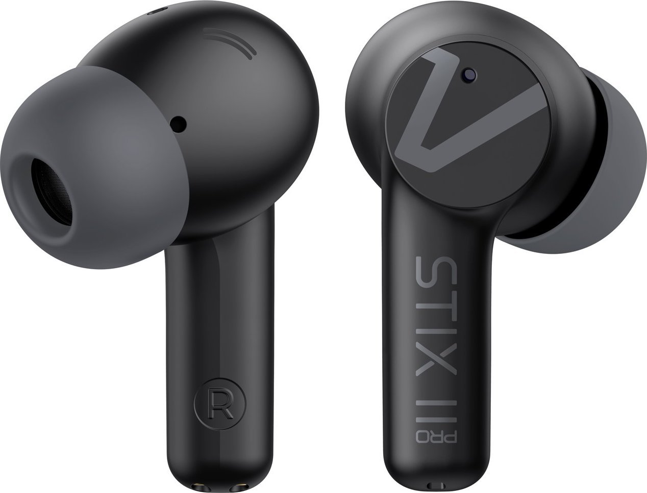 Veho VEP-771-STIX2-PRO-B słuchawki/zestaw słuchawkowy Bezprzewodowy Douszny Połączenia/Muzyka/Sport/Codzienność Węgiel, Biały