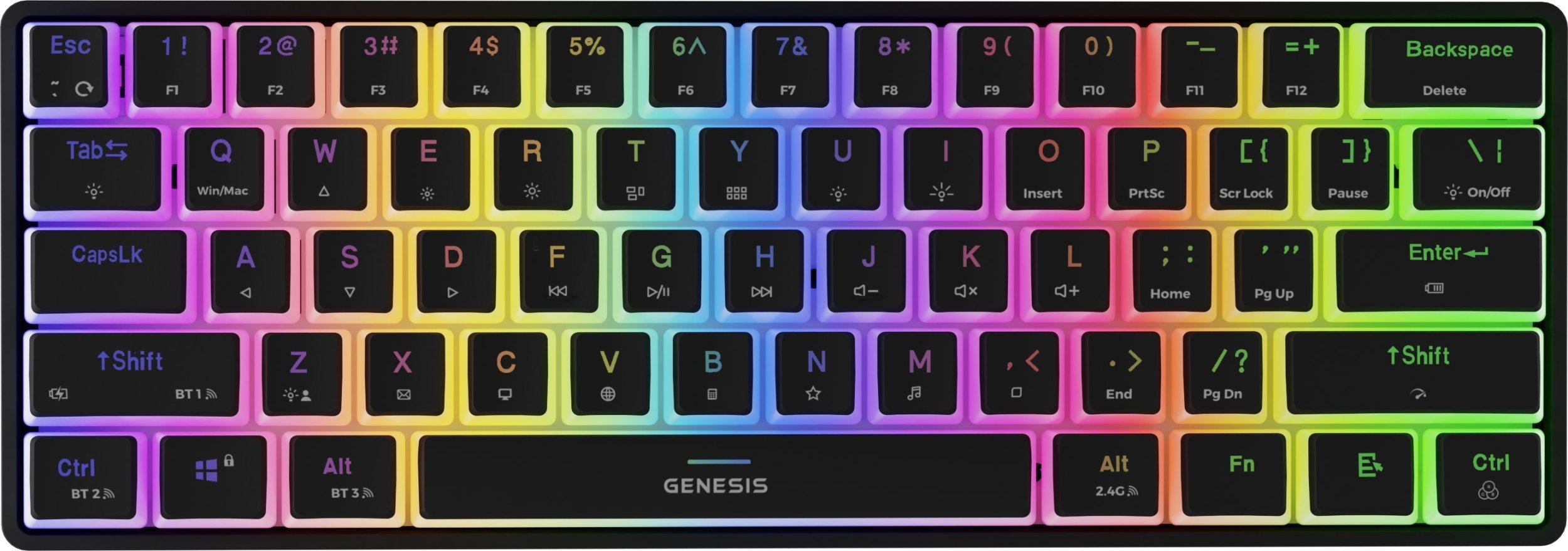 Klawiatura Genesis Thor 660 G2 Gateron Red (NKG-1916)