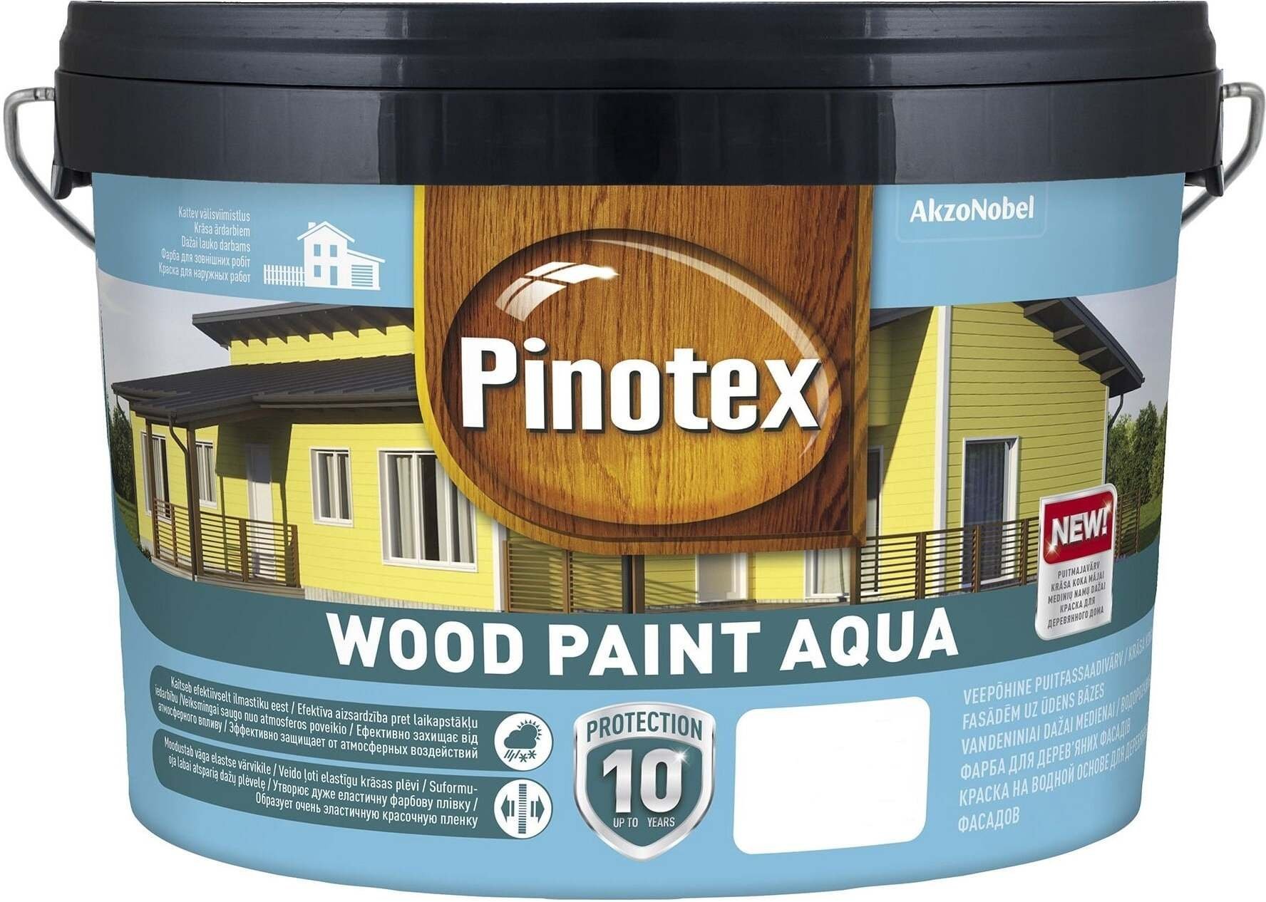 OP PINOTEX WOOD PAINT AQUA DARK BROWN 9L