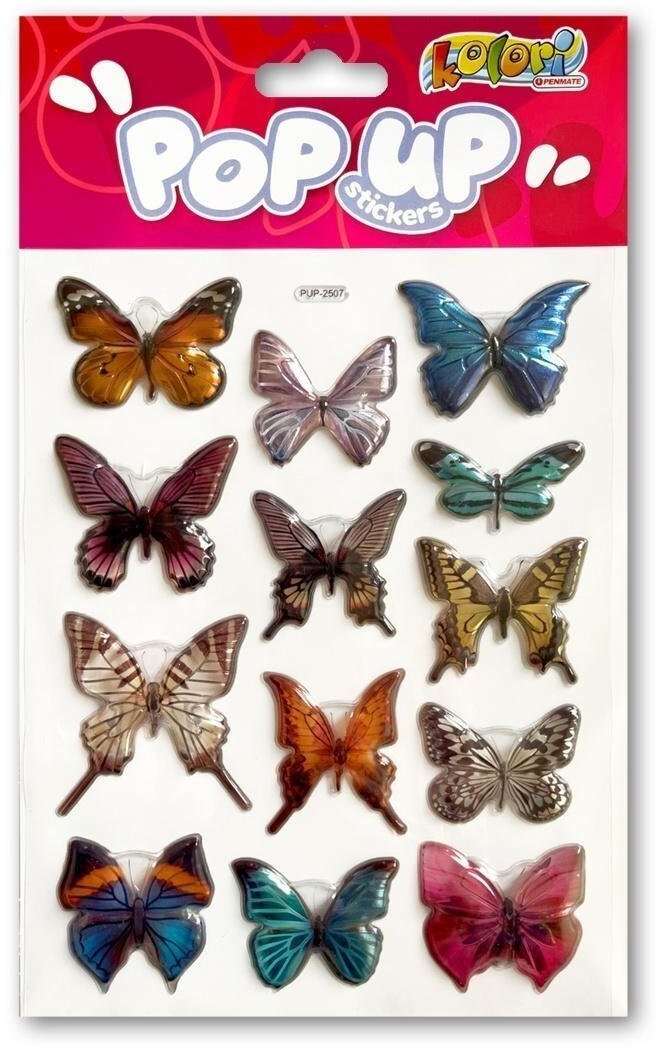 Penmate Naklejki metaliczne Motyle