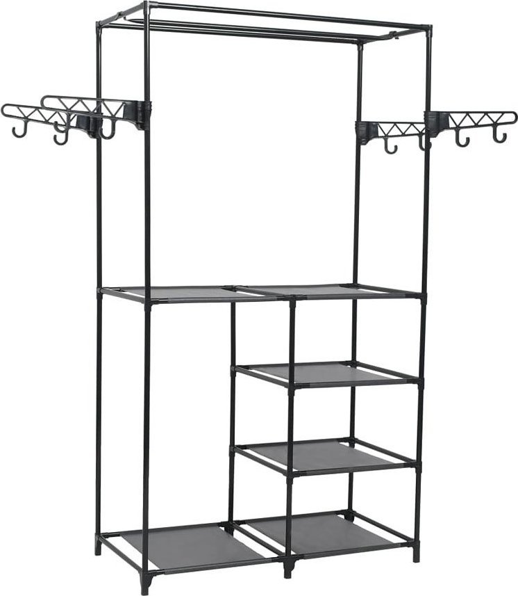 Elior Wolnostojąca odkryta garderoba z półkami i drążkiem - Kepler 3X