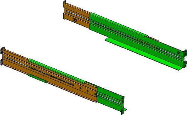 PowerWalker Szyny montażowe Rack Mount Kit - RK7 1U (10132004)