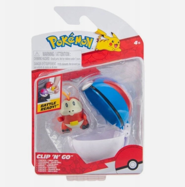 Figurka Pokemon CLIP N GO FUECOCO WITH GREAT BALL