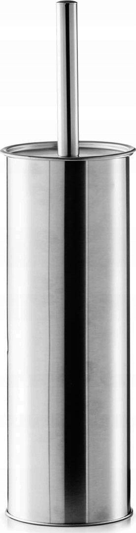 Zeller Szczotka WC z pojemnikiem ze stali nierdzewnej, Ø 9,5 cm