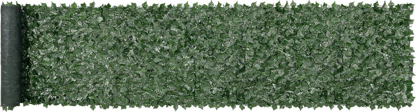 Sztuczny Żywopłot 990 x 5020 mm Mata Osłonowa z Liśćmi Bluszczu