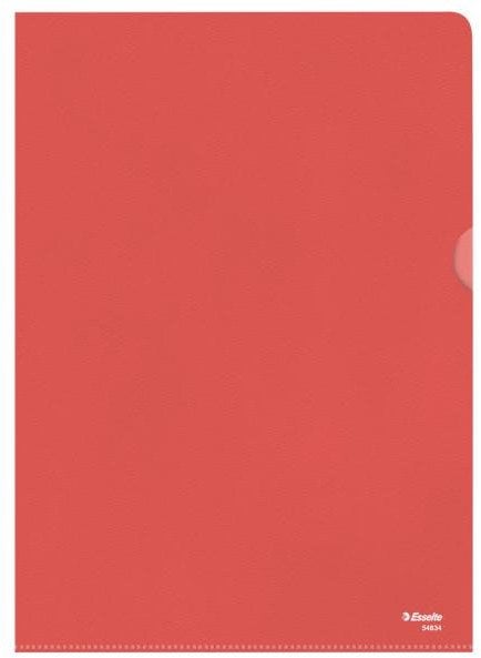 Esselte 54834, A4, Polypropylene (PP), Red, Portrait, 220 mm, 1 mm