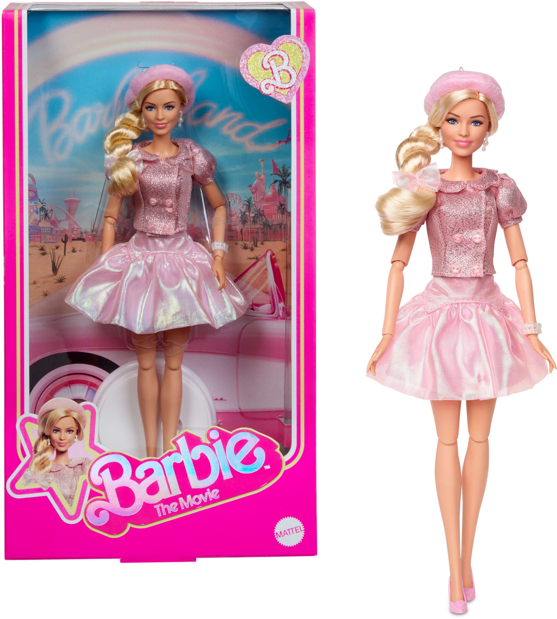 Kolekcine BARBIE filmo Pink Beret lele (JBJ53)