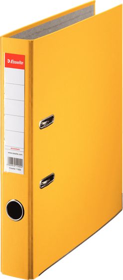 Segregator Esselte Ekonomiczny dźwigniowy A4 50mm żółty (10K009M)