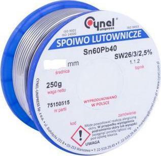 Cynel Cyna 2.5mm/250g Sn60Pb40 CYNEL