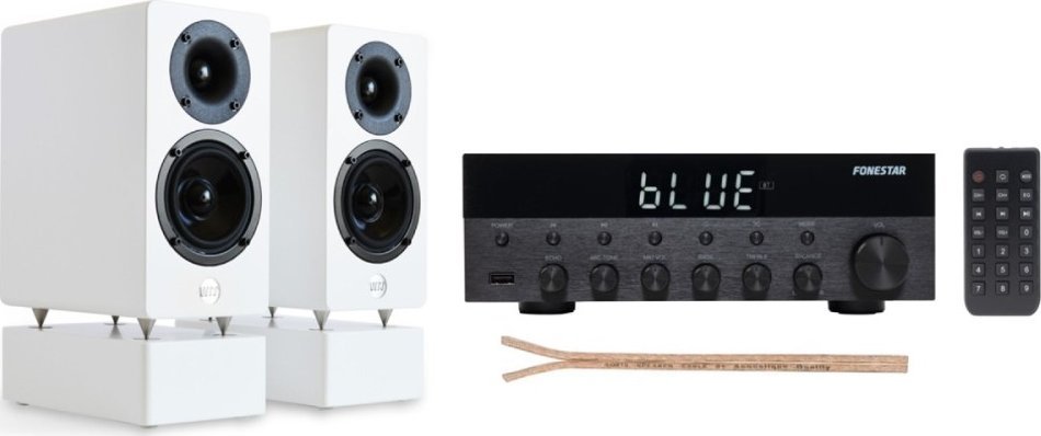 Wieża Fonestar Zestaw audio Fonestar AS-1515 + głośniki WRS MM2 + kabel głośnikowy 1,5 mm2.