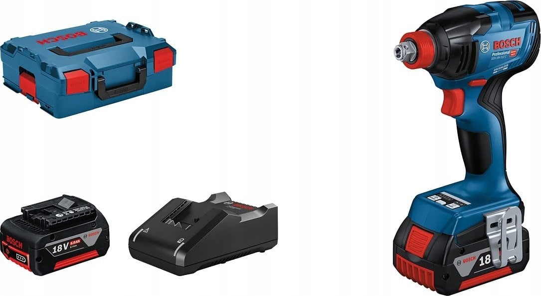 Klucz udarowy Bosch KLUCZ.UDAR.AKU.GDX 18 V-210 C 2X5AH LI-ION UDAROWA L-BOXX