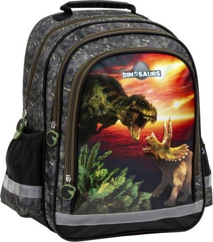 BackUP Plecak szkolny Kotek Derform Klasa 1-4 Dinozaur