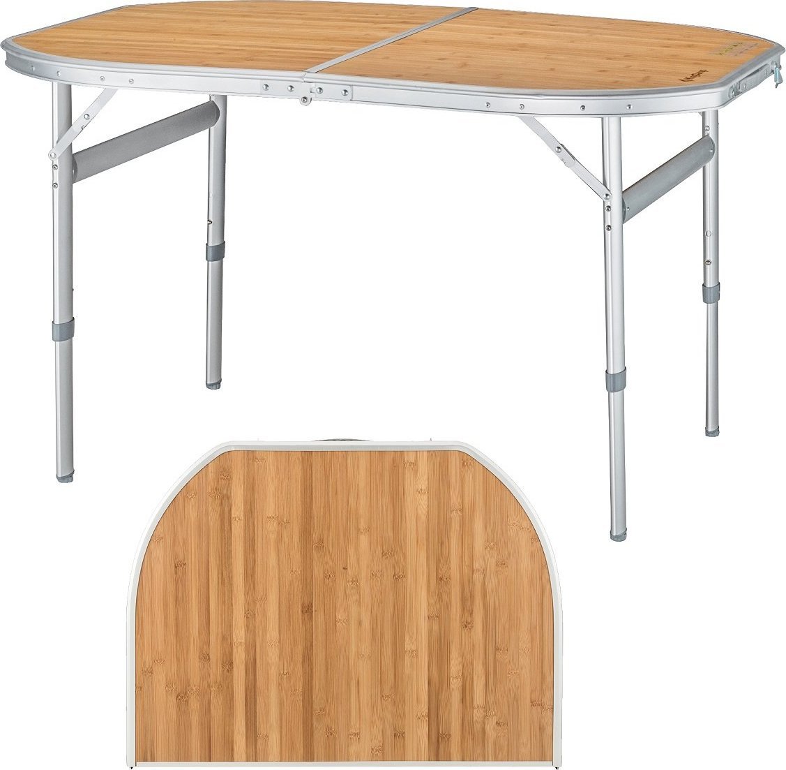 King Camp Stół Kempingowy KING CAMP Bambus 120 x 80 cm