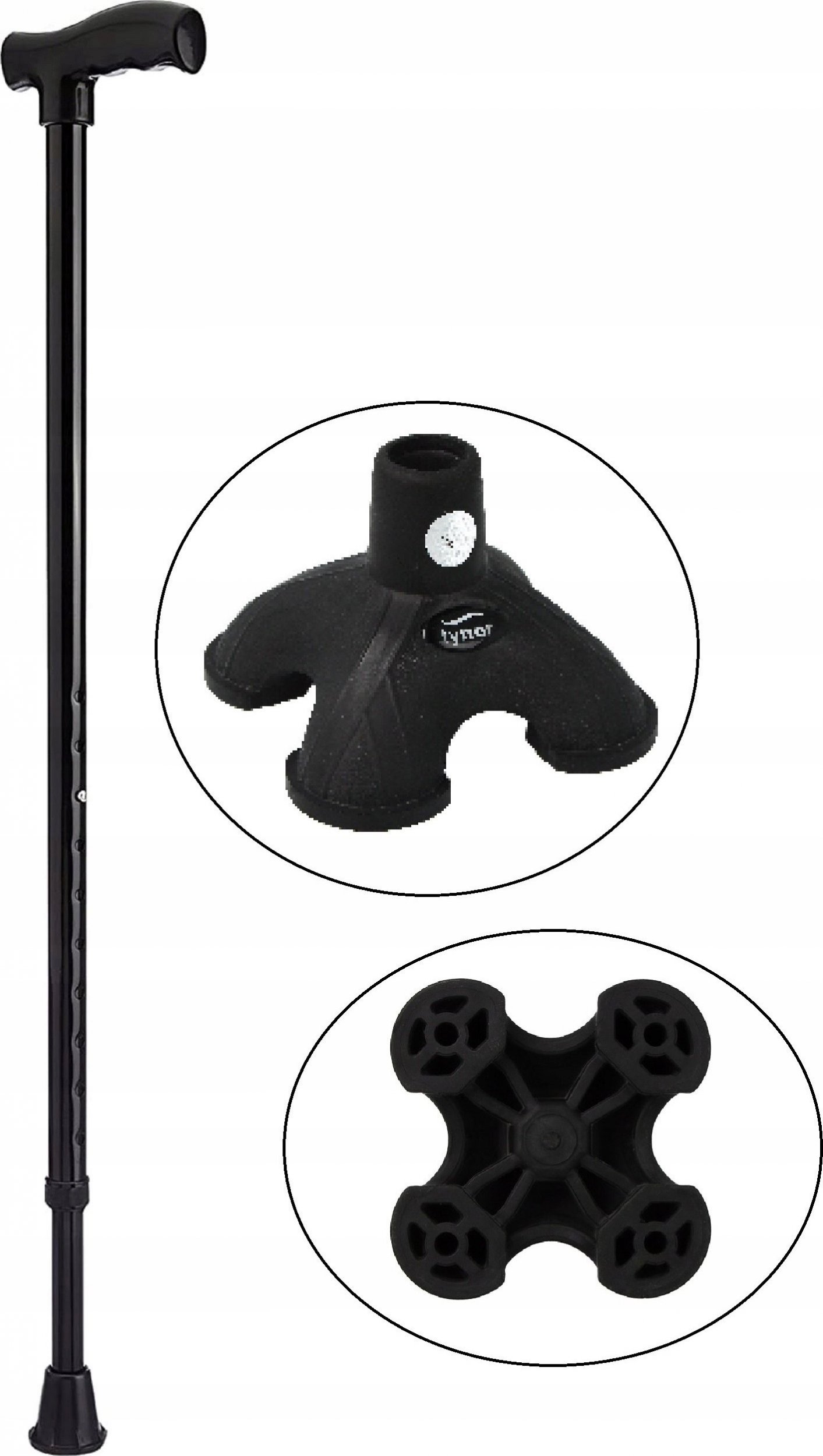 TYNOR LASKA Z PODSTAWKĄ NASADKĄ STABILNA GUMOWA ZESTAW