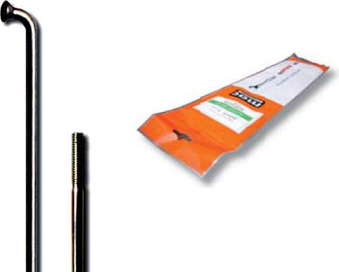 Cn Spoke Szprychy 134T 2.3-2.3-2.0 stal nierdzewna 300mm czarne 72szt.